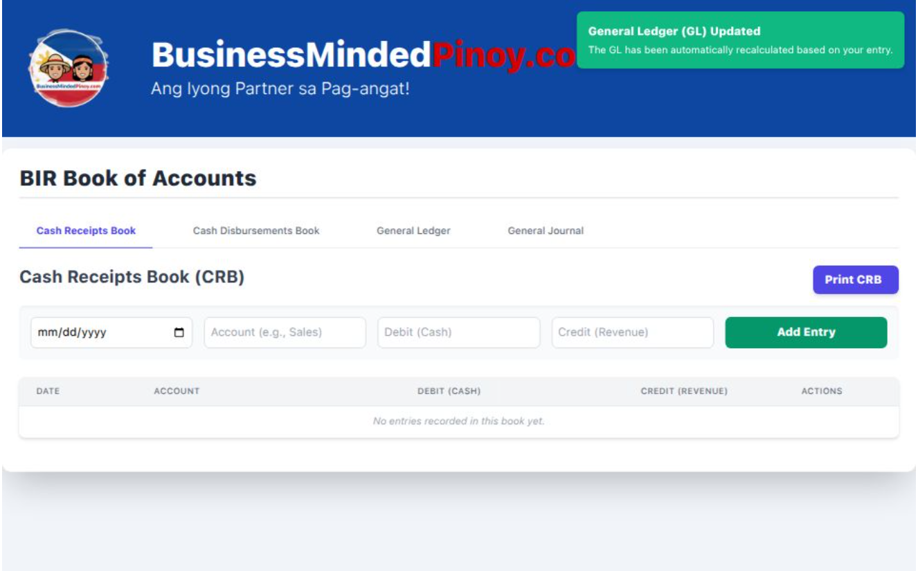 BIR Book of Accounts tool thumbnail