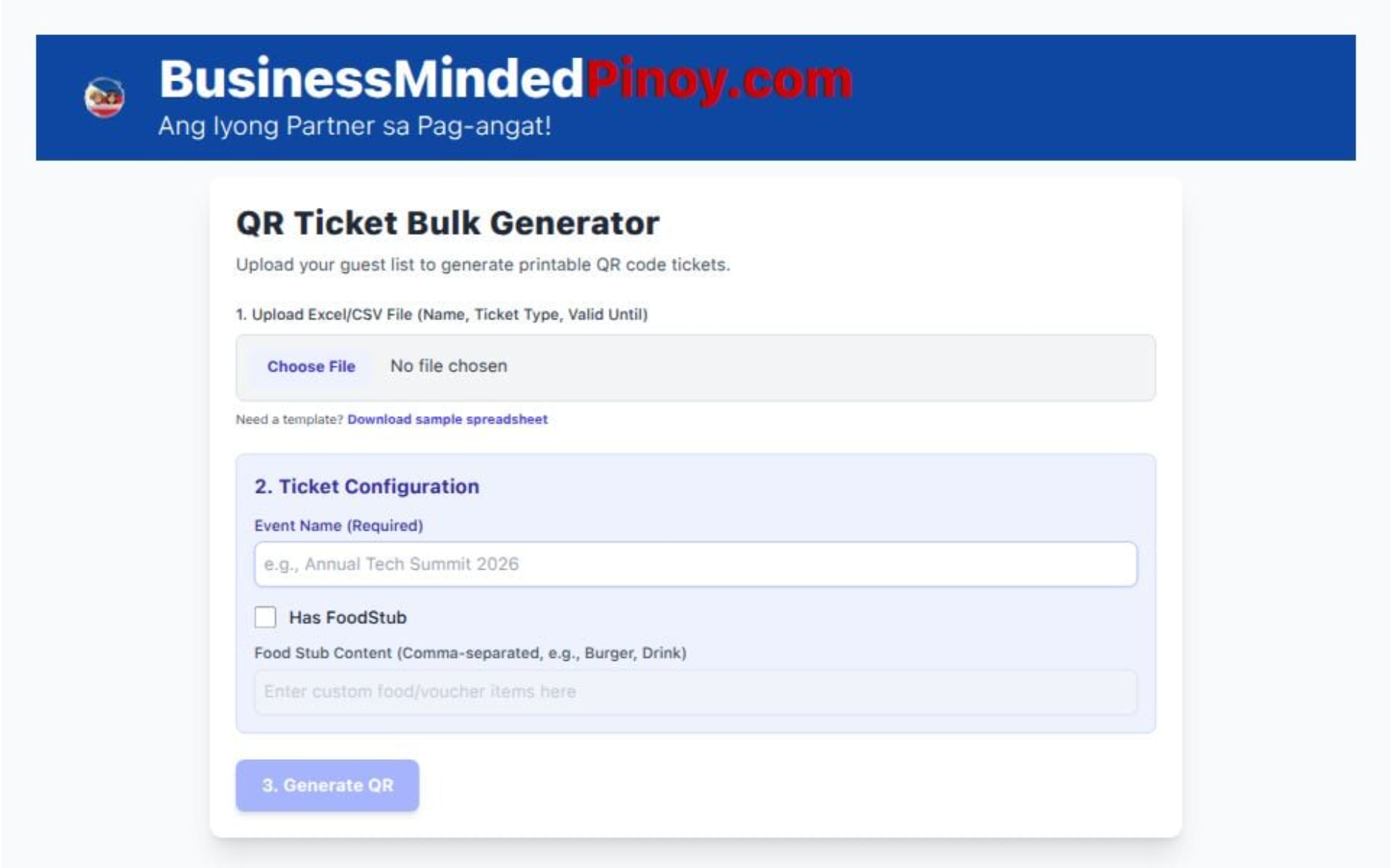 Event Ticket Generator thumbnail