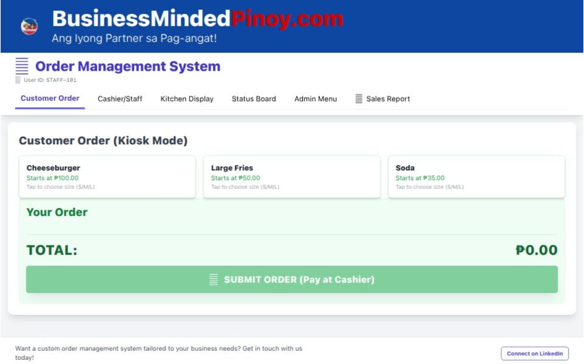 Order Management System thumbnail