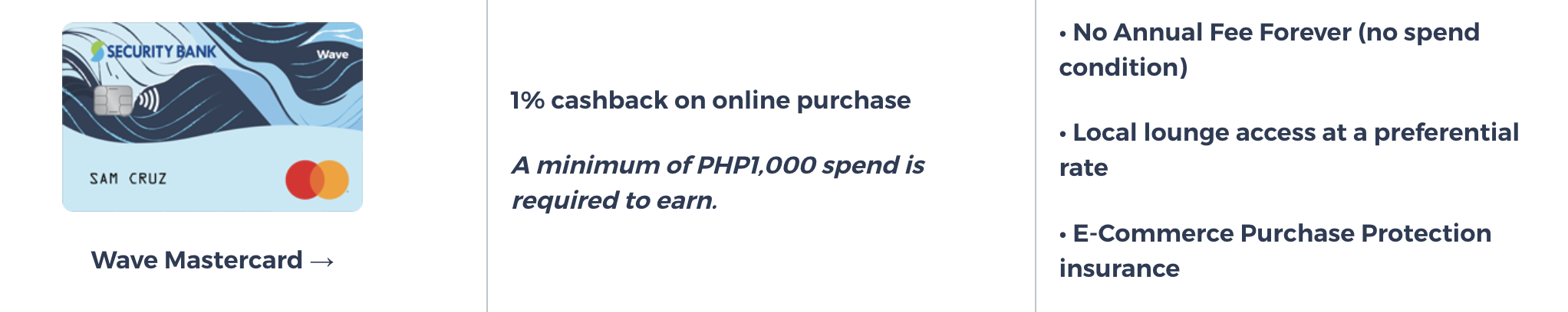 Security Bank Credit Card Promo