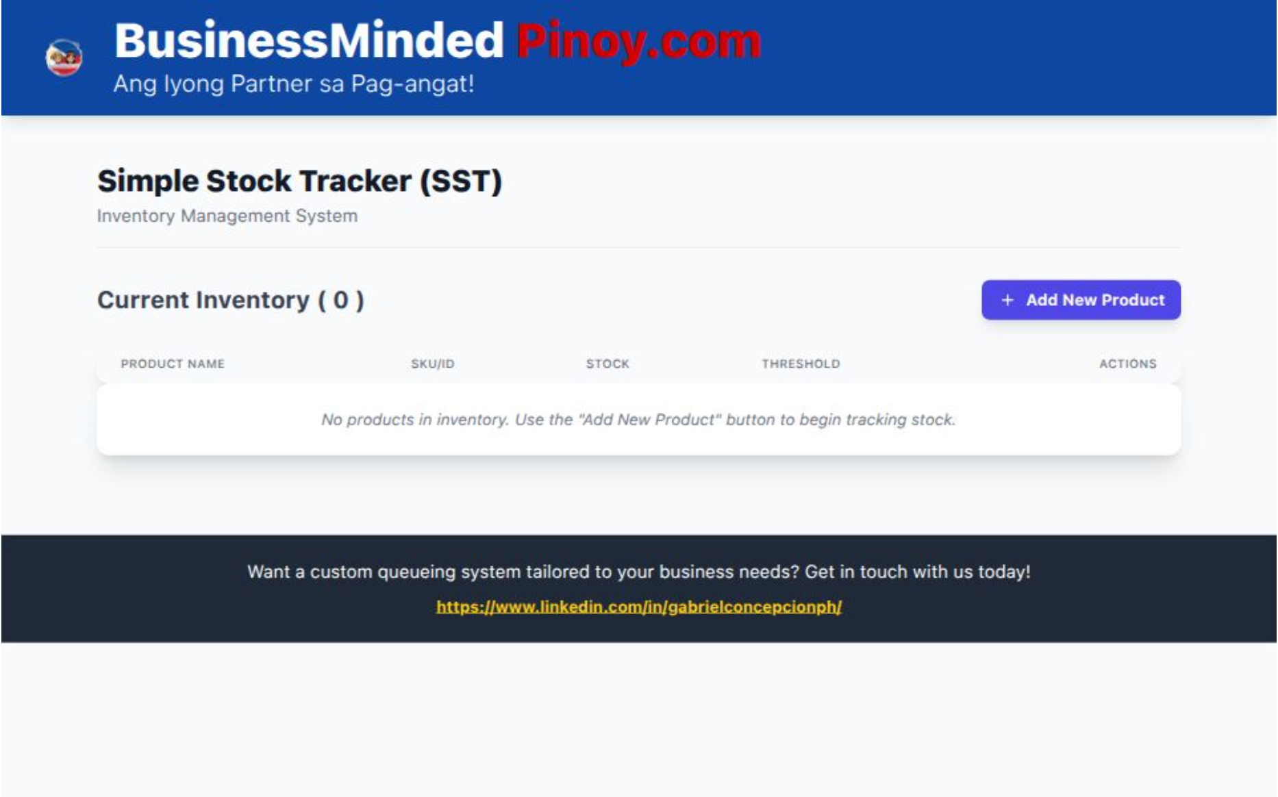 Stock Management System thumbnail